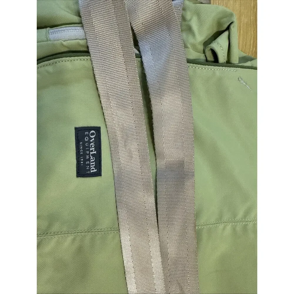 Vintage Overland Equipment Messenger Bag Travel Laptop Shoulder Bag Green